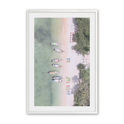 [Color:Opaque White], Picture of art in a Opaque White frame