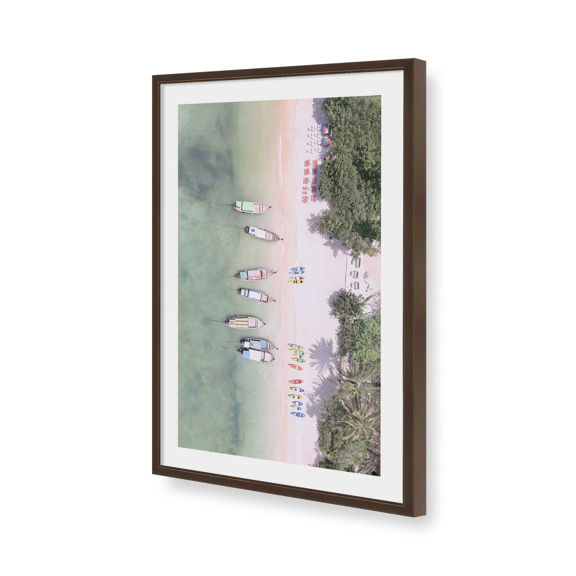 [Color:Belvinder Brown], Picture of art in a Belvinder Brown frame of the corner