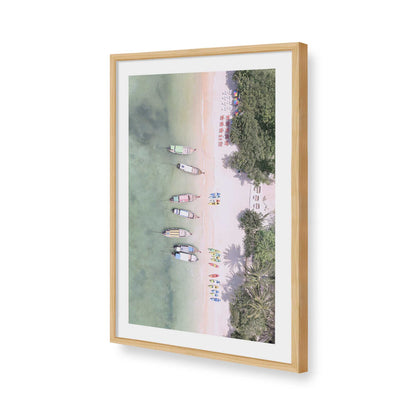 [Color:American Maple], Picture of art in a American Maple frame of the corner