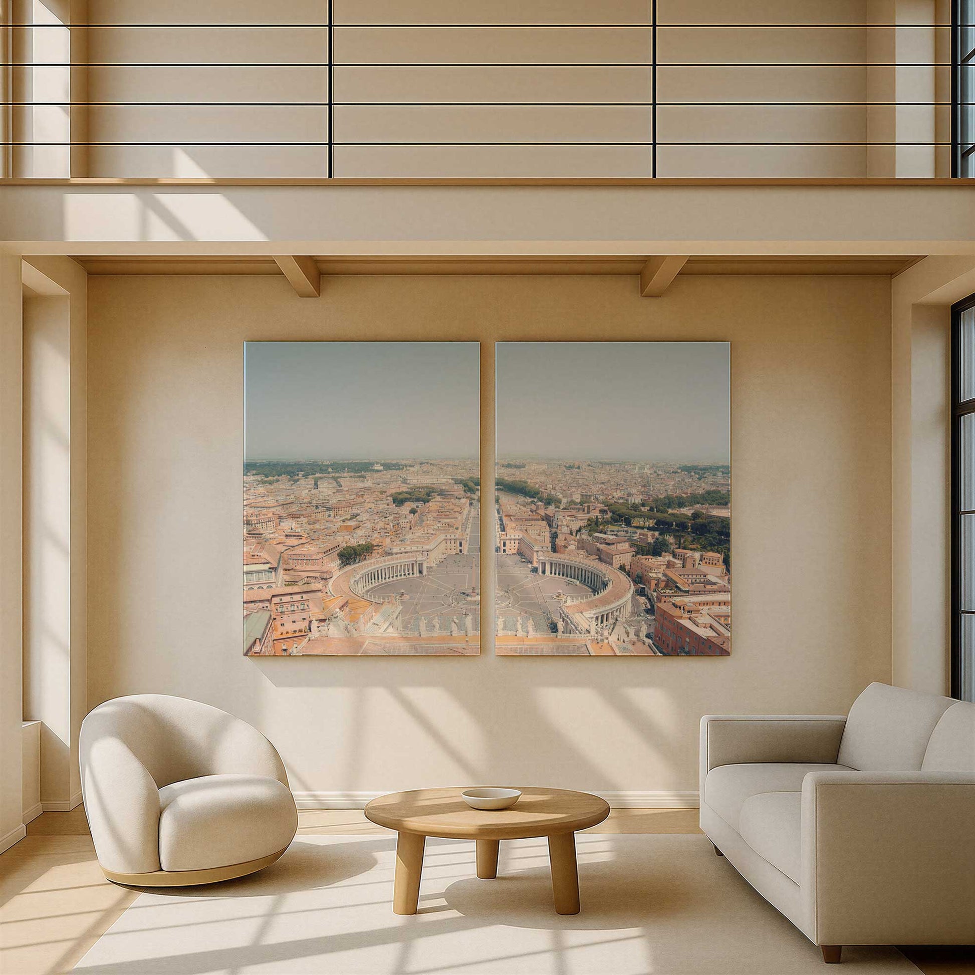 [Color:Stretched Canvas], Picture of art in a room