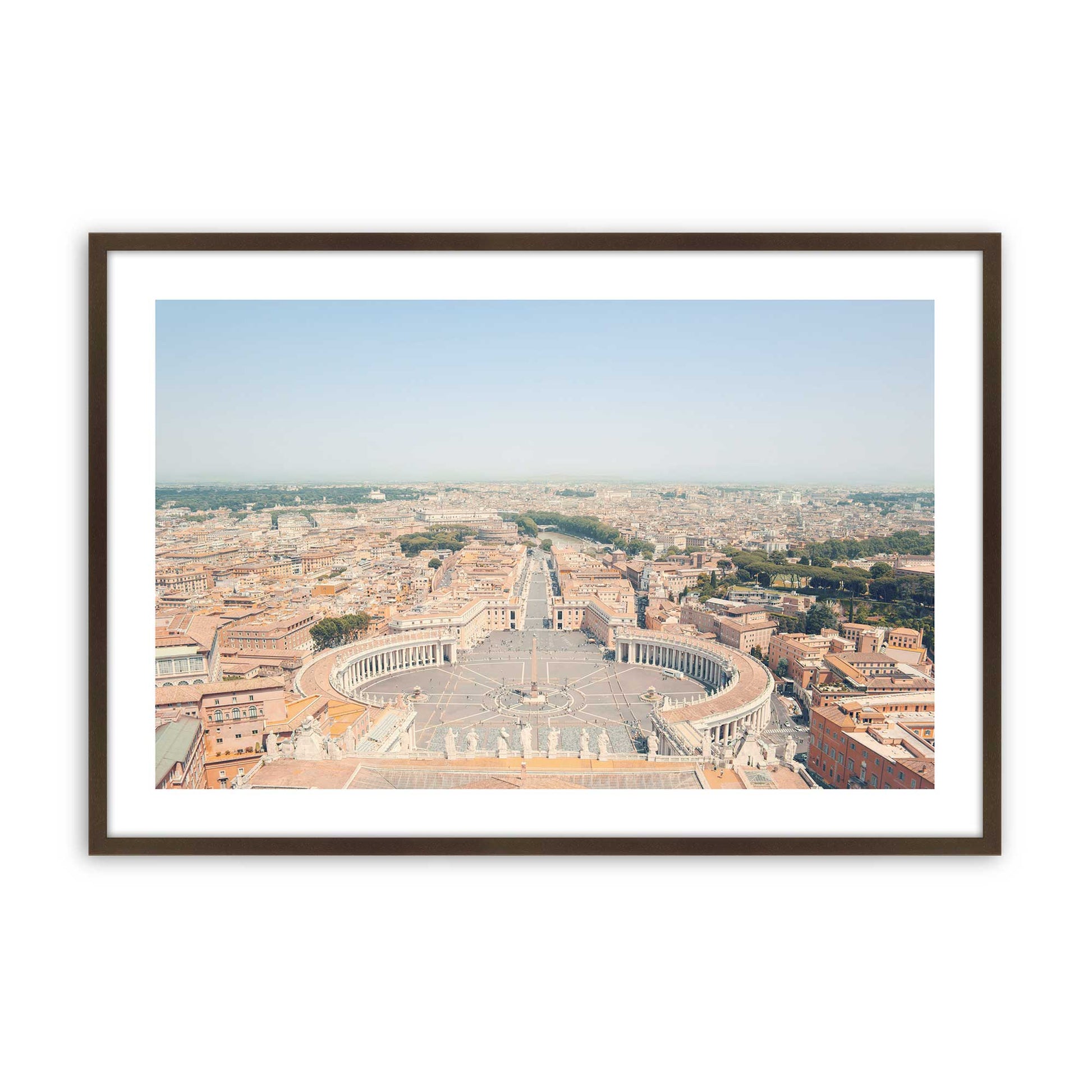 [Color:Brown], Picture of art in a Brown frame
