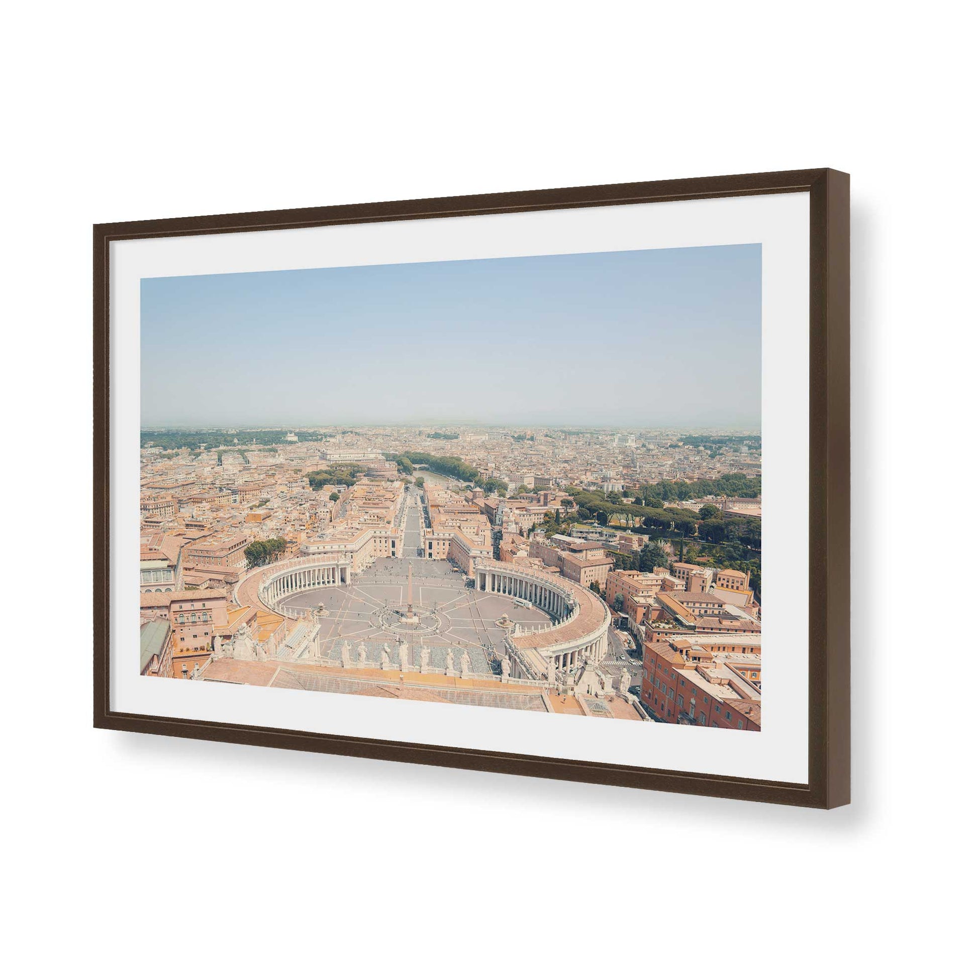 [Color:Belvinder Brown], Picture of art in a Belvinder Brown frame of the corner