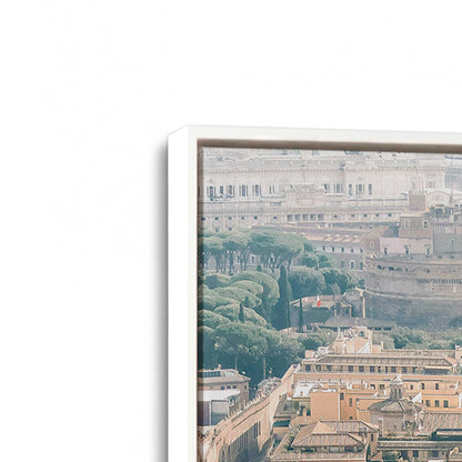 [Color:Opaque White], Picture of art in a White frame at an angle