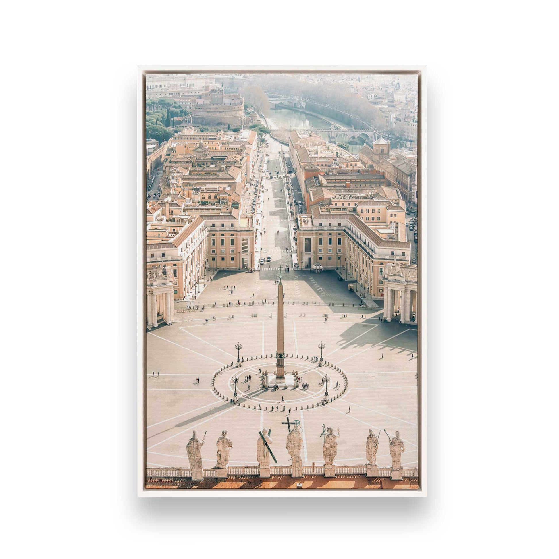 [Color:Opaque White], Picture of art in a White frame