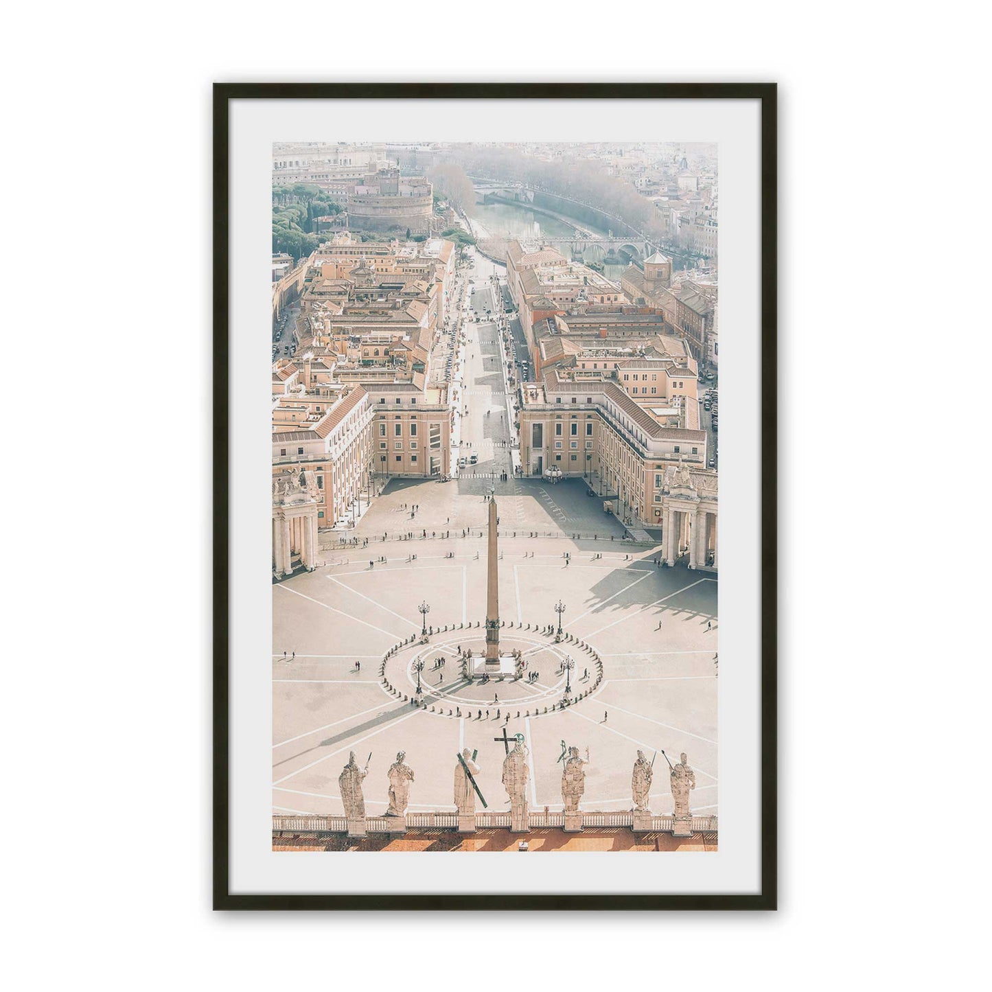 [Color:Satin Black], Picture of art in a Satin Black frame