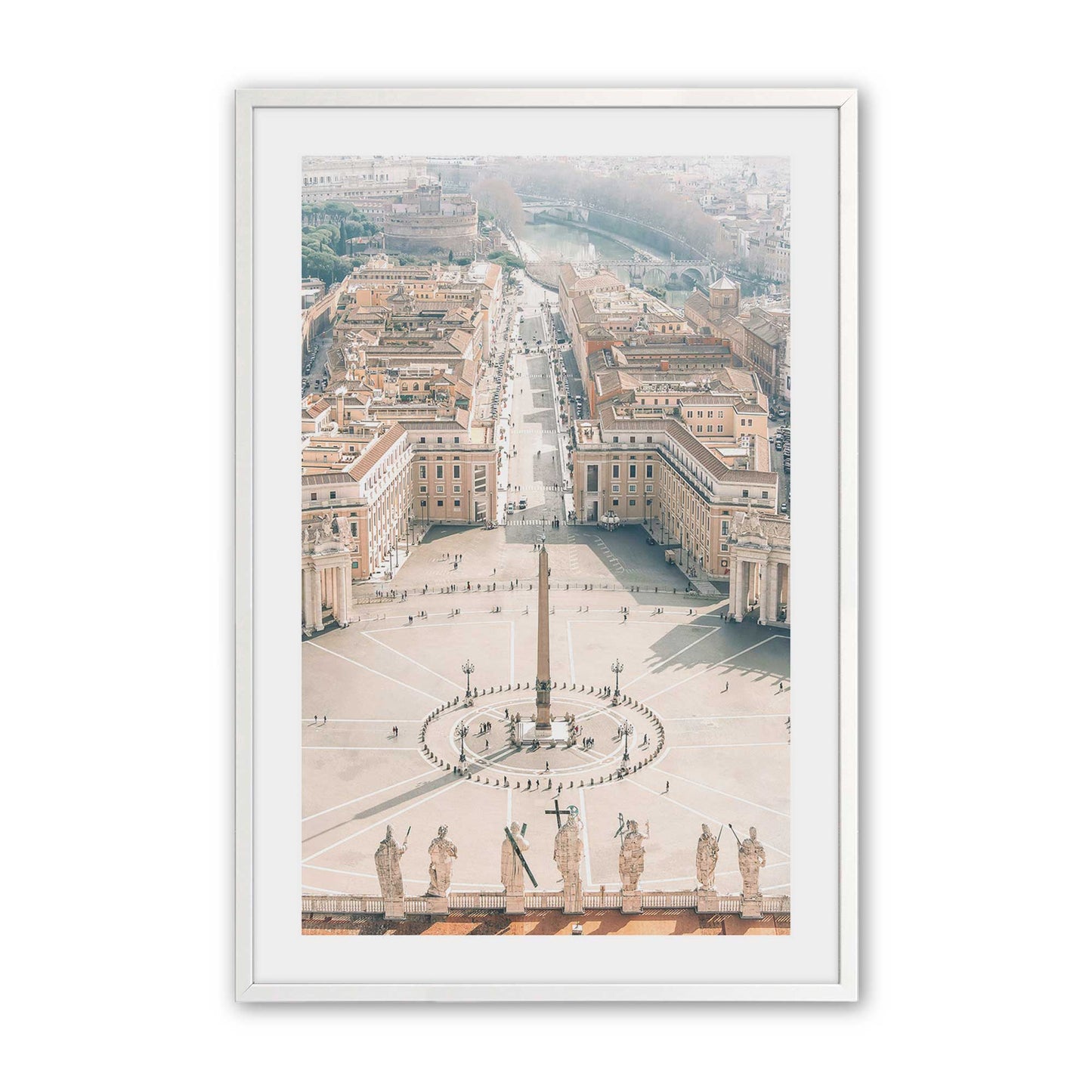 [Color:Opaque White], Picture of art in a Opaque White frame