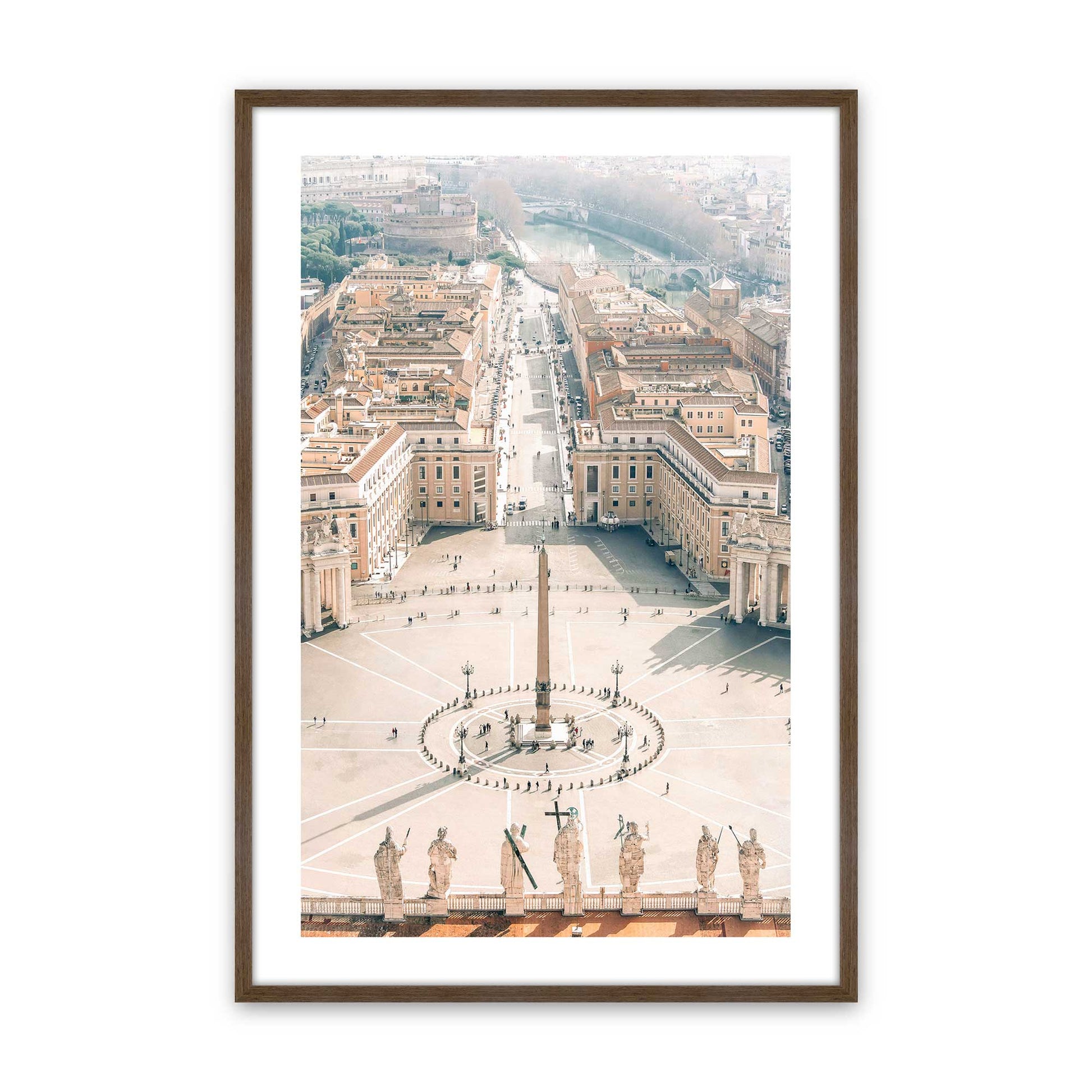 [Color:Walnut], Picture of art in a Walnut frame