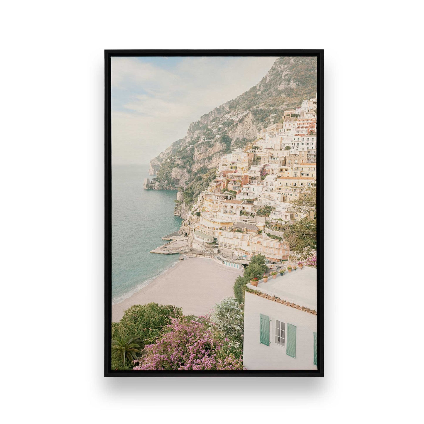 [Color:Satin Black], Picture of art in a Satin Black frame