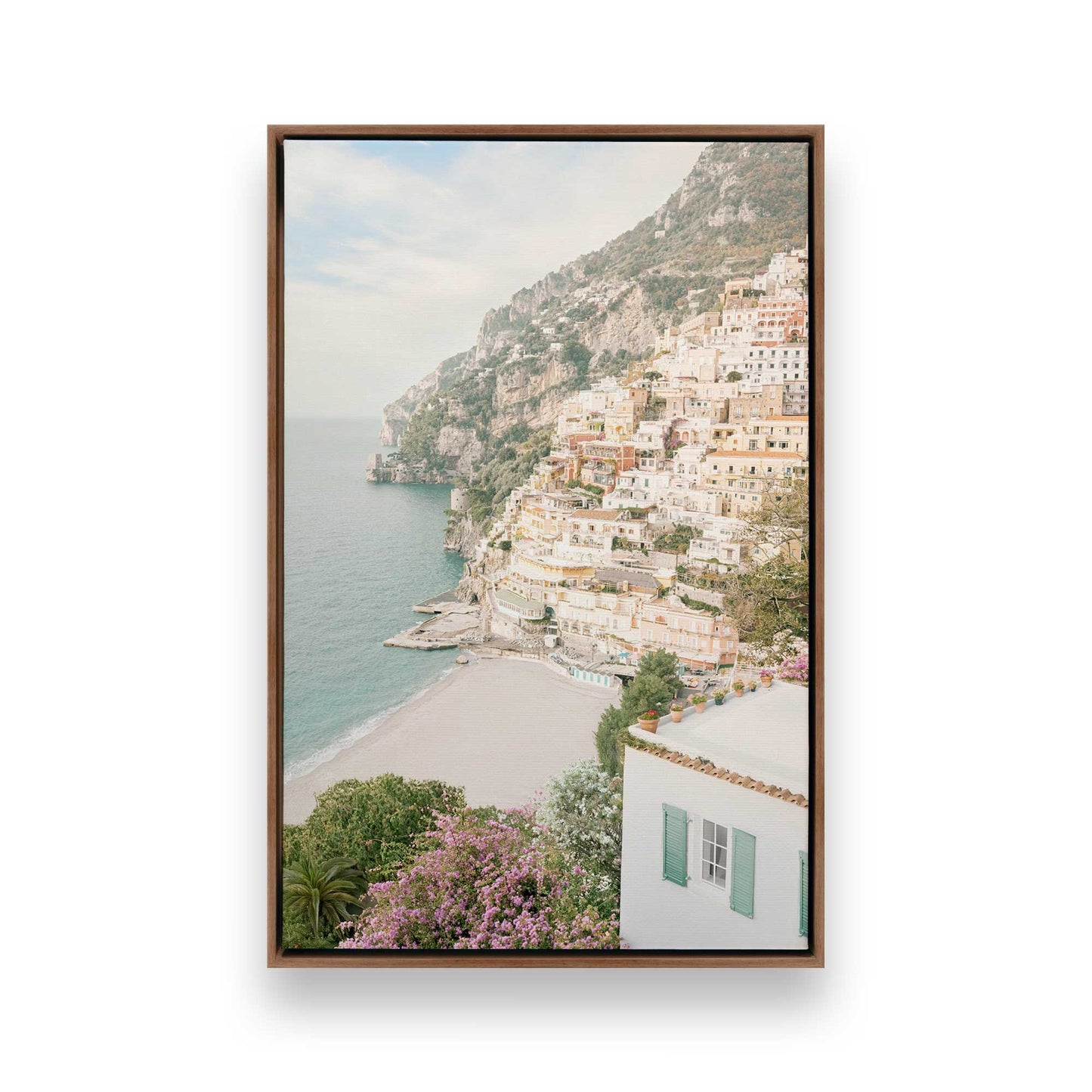 [Color:Walnut], Picture of art in a Walnut frame