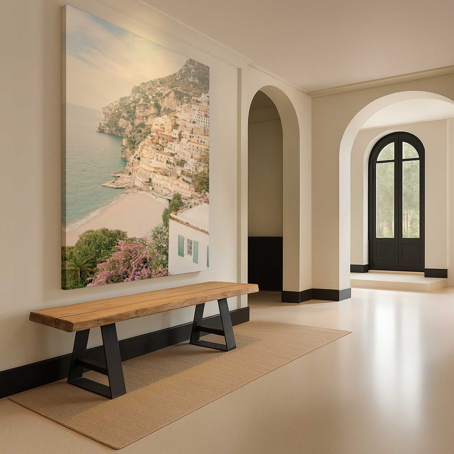 [Color:Stretched Canvas], Picture of art in a room