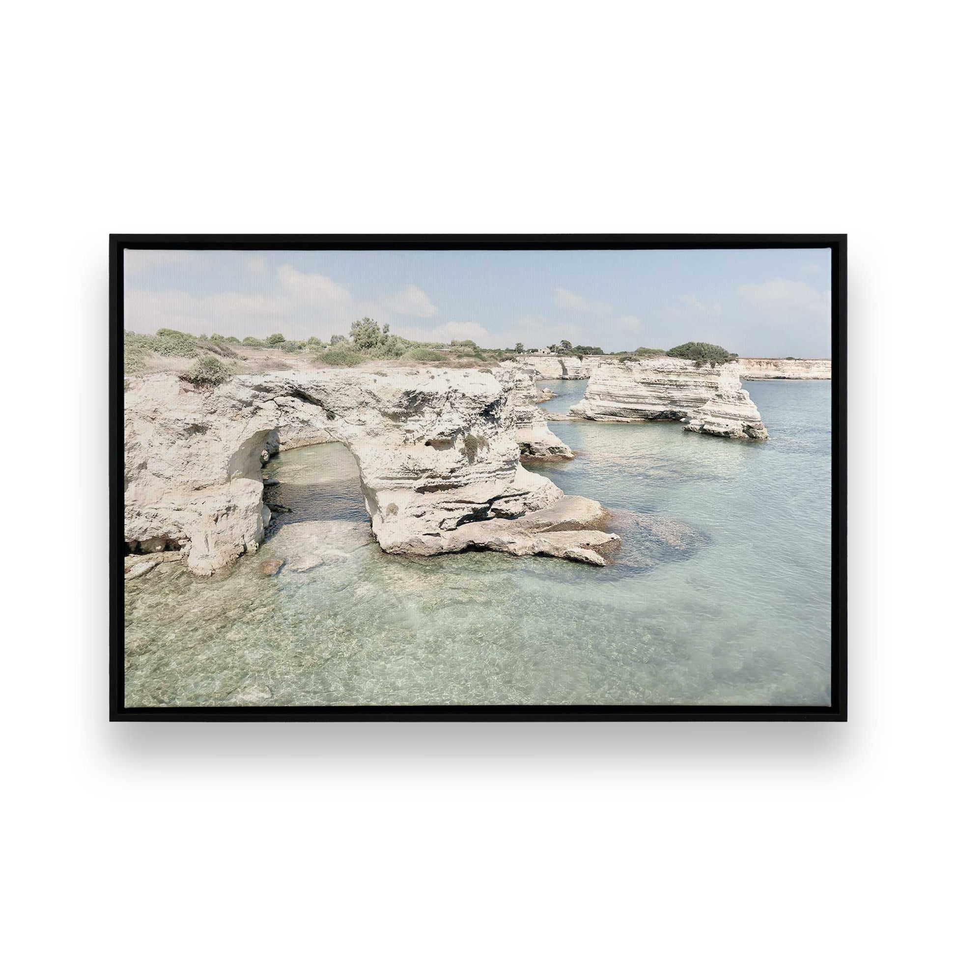 [Color:Satin Black], Picture of art in a Satin Black frame