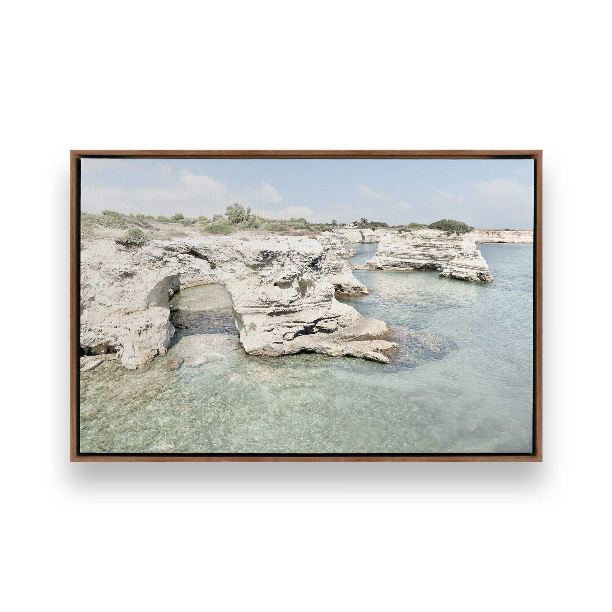 [Color:Walnut], Picture of art in a Walnut frame