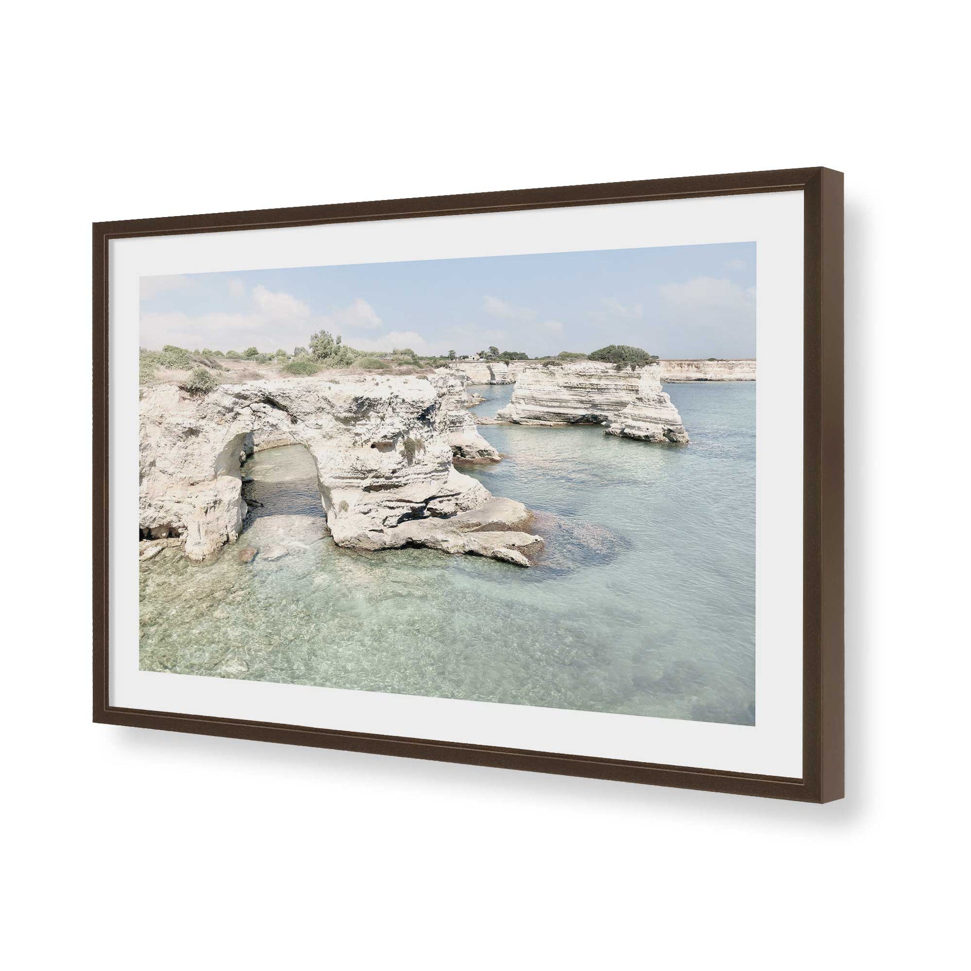 [Color:Belvinder Brown], Picture of art in a Belvinder Brown frame of the corner