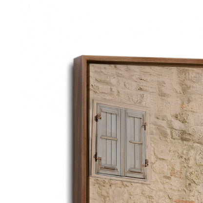 [Color:Walnut], Picture of art in a Walnut frame at an angle