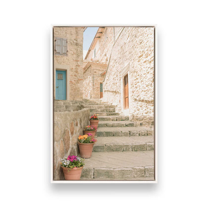 [Color:Opaque White], Picture of art in a White frame