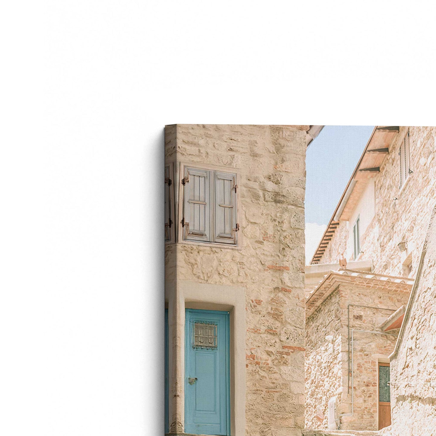 [Color:Stretched Canvas], Picture of the corner of the art