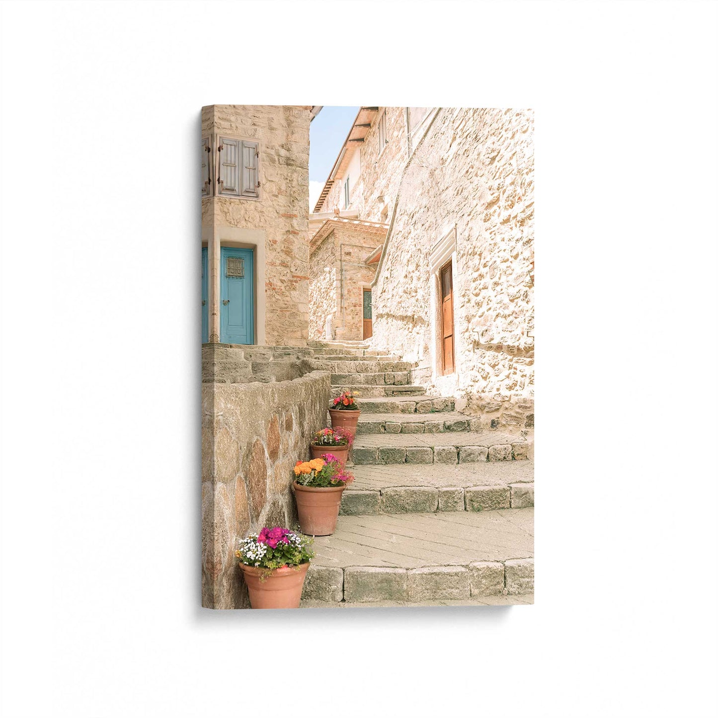 [Color:Stretched Canvas], Picture of art at an angle