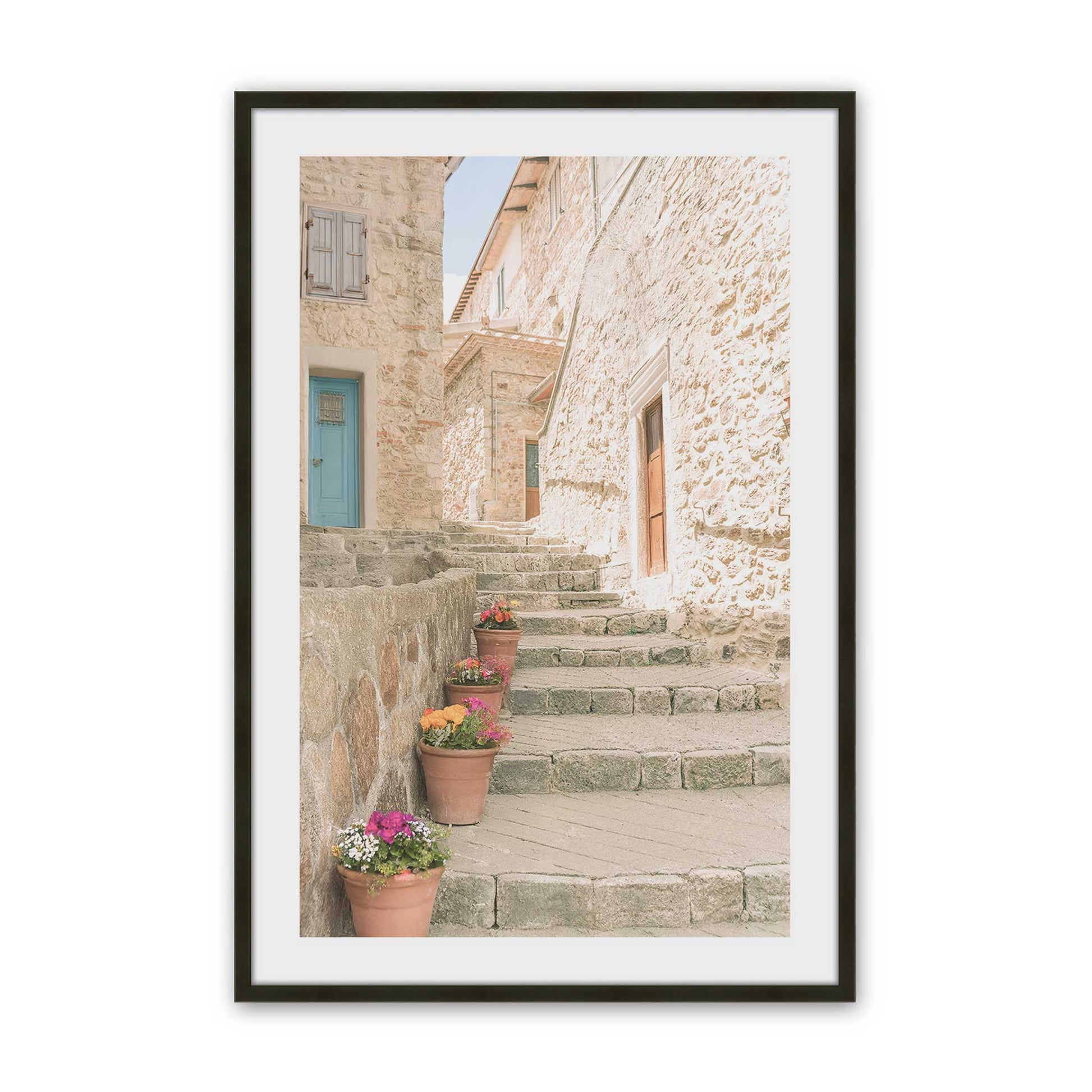 [Color:Satin Black], Picture of art in a Satin Black frame