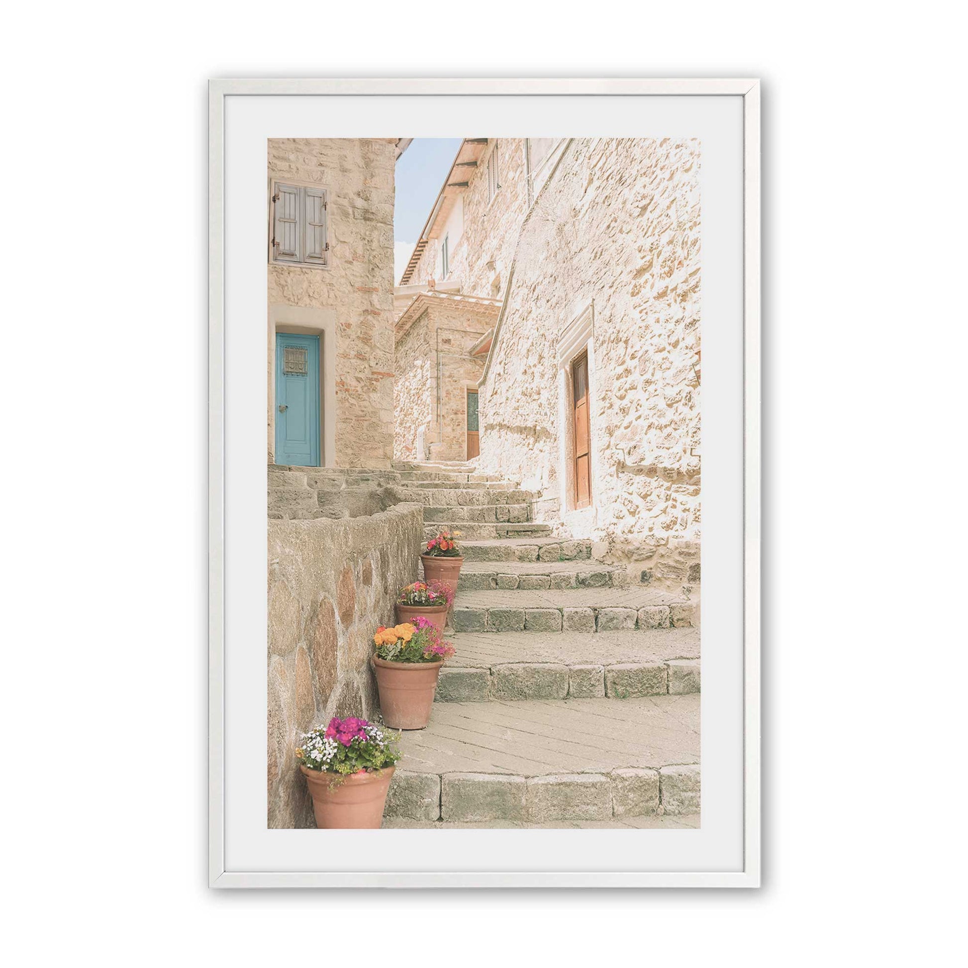 [Color:Opaque White], Picture of art in a Opaque White frame