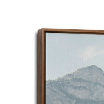[Color:Walnut], Picture of art in a Walnut frame at an angle