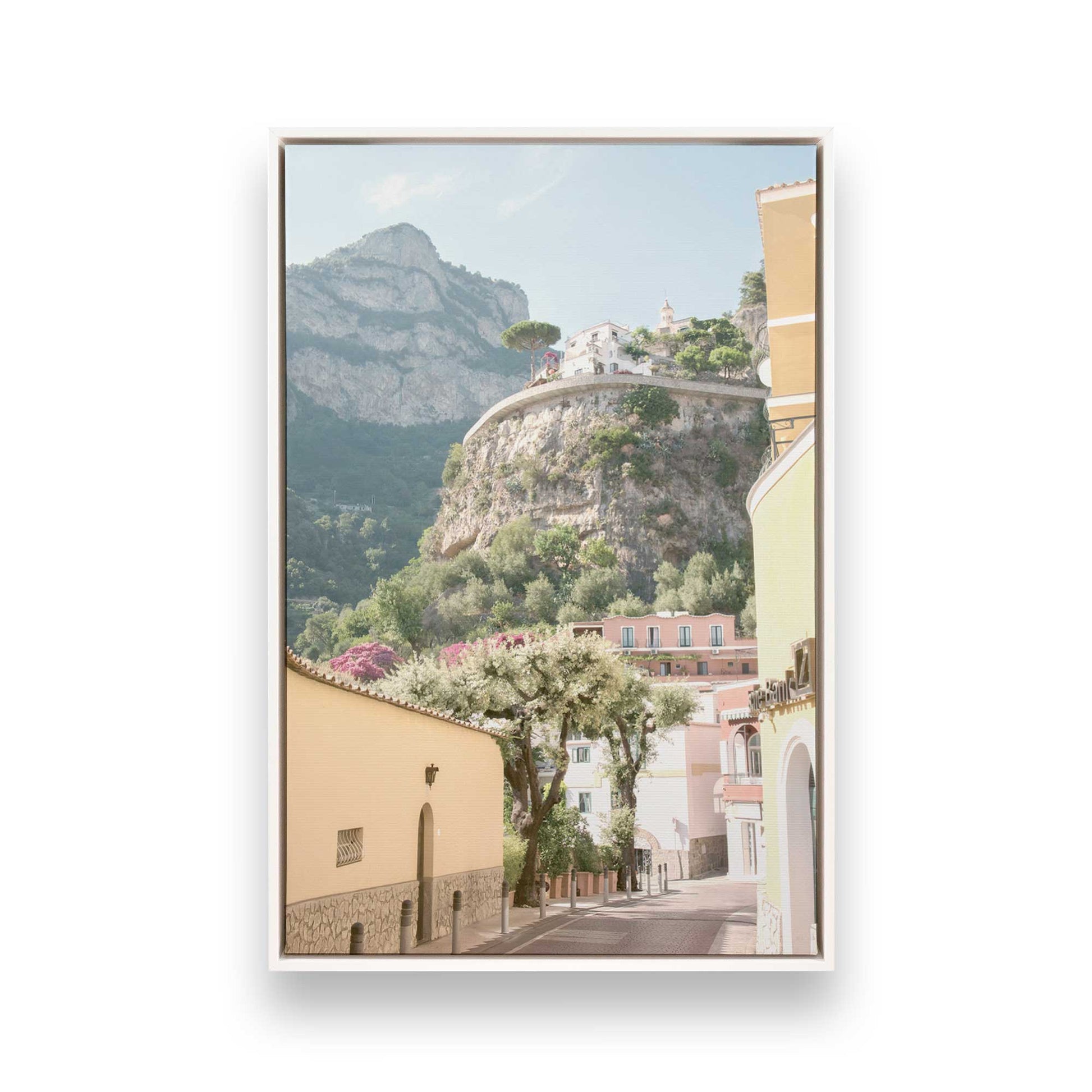 [Color:Opaque White], Picture of art in a White frame