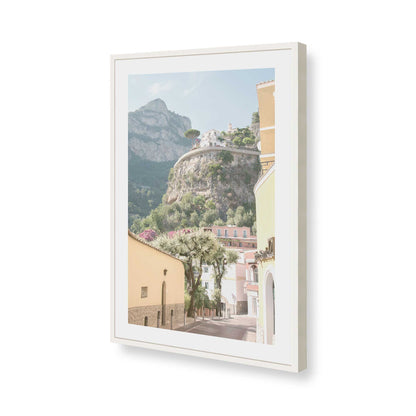[Color:Opaque White], Picture of art in a Opaque White frame of the corner