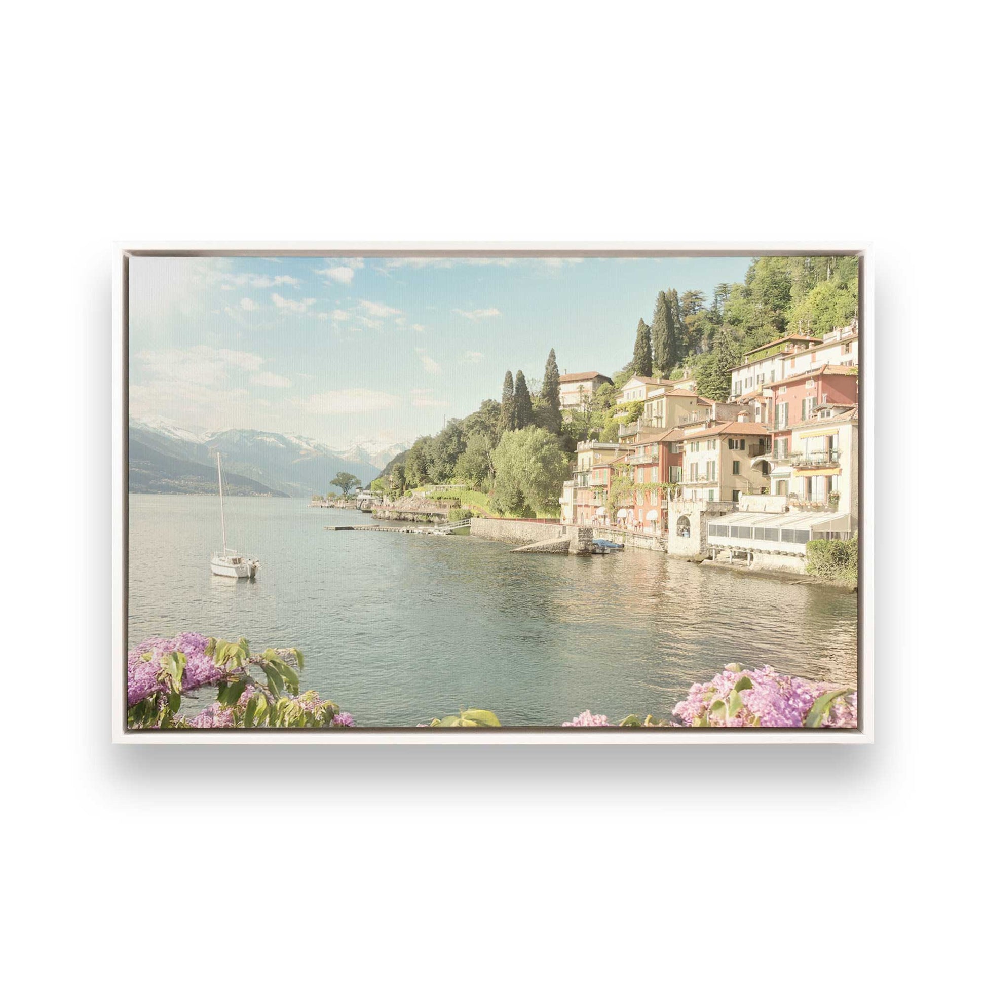 [Color:Opaque White], Picture of art in a White frame