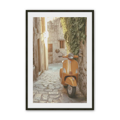 [Color:Satin Black], Picture of art in a Satin Black frame