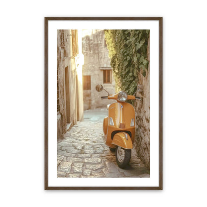 [Color:Walnut], Picture of art in a Walnut frame