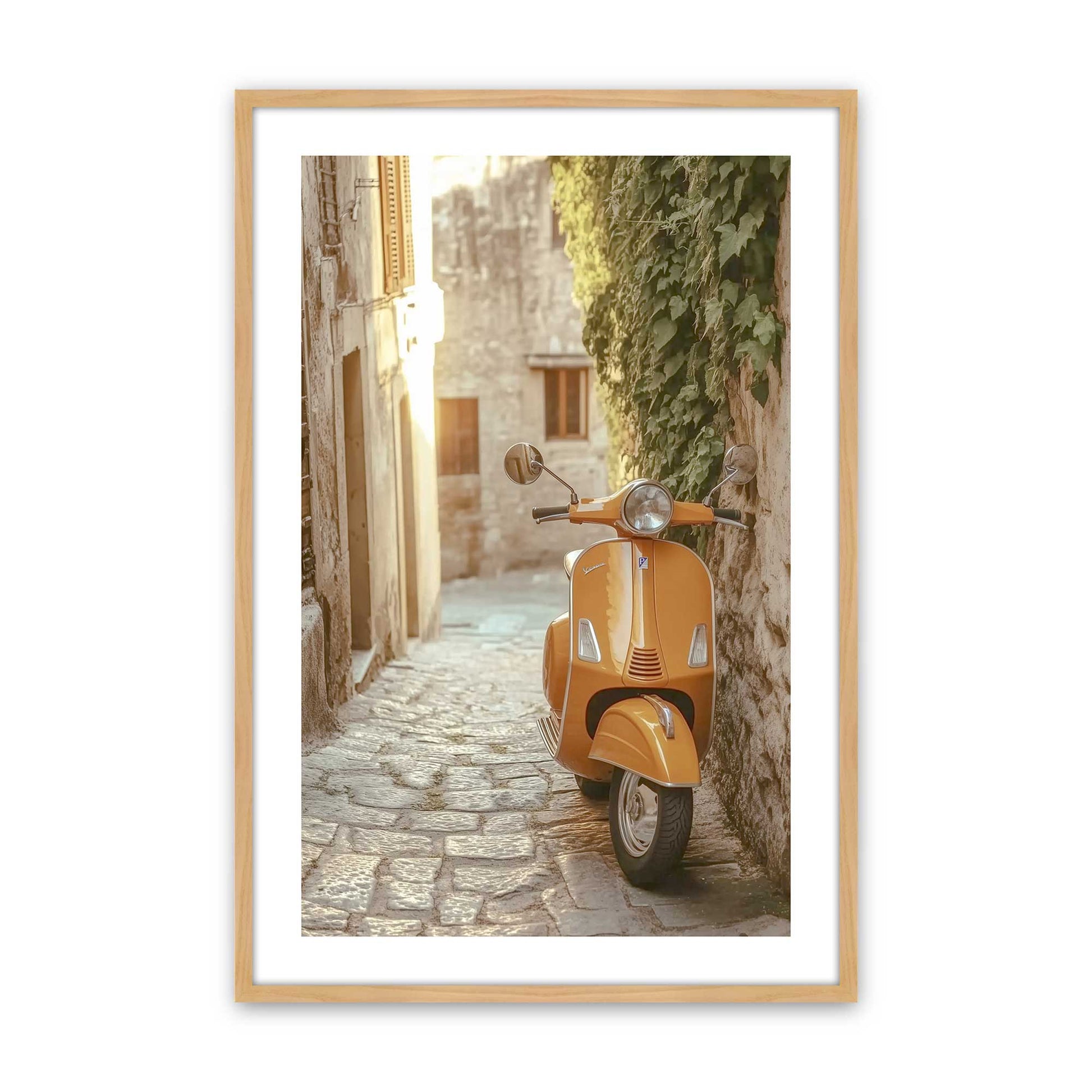[Color:American Maple], Picture of art in a American Maple frame