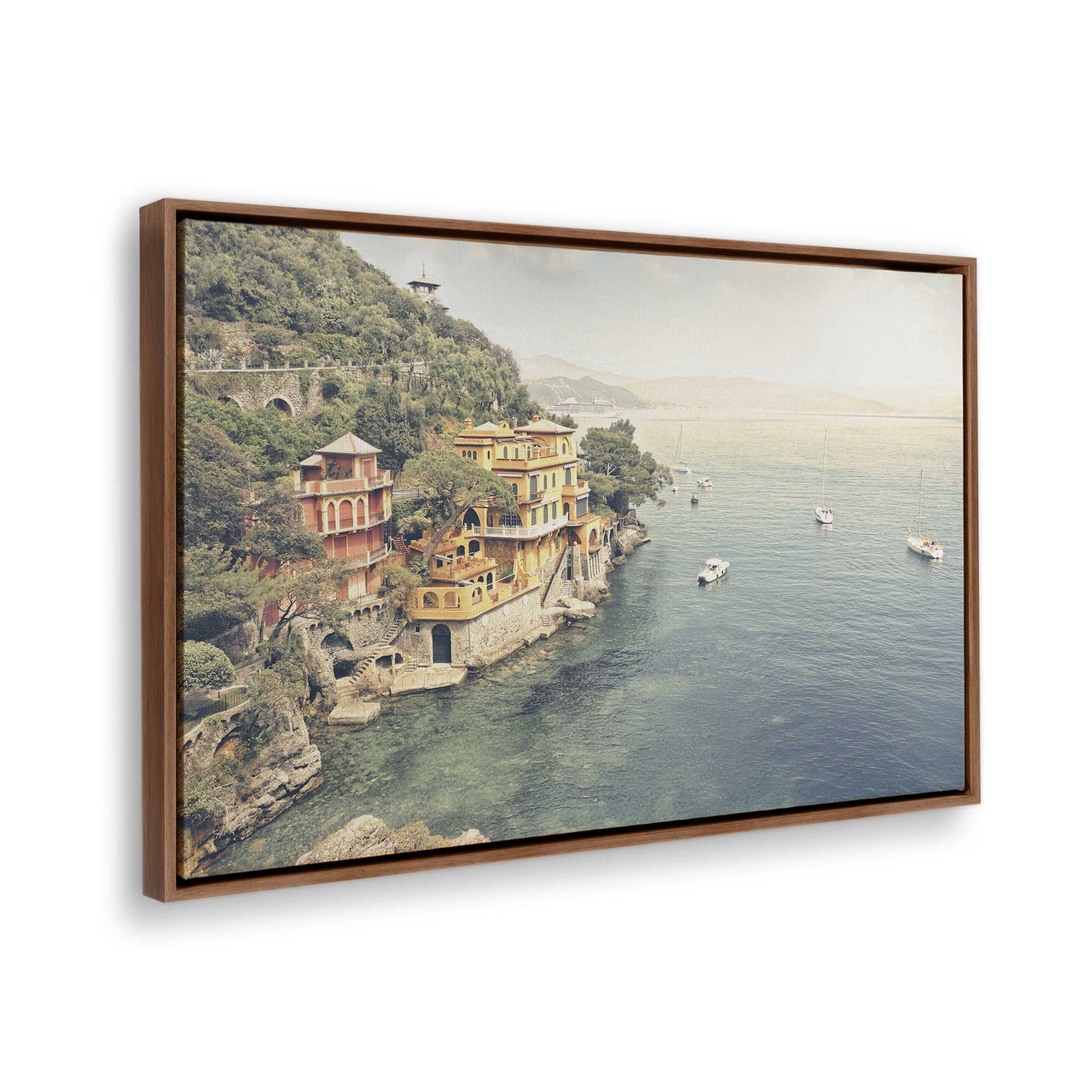 [Color:Walnut], Picture of the corner of the art