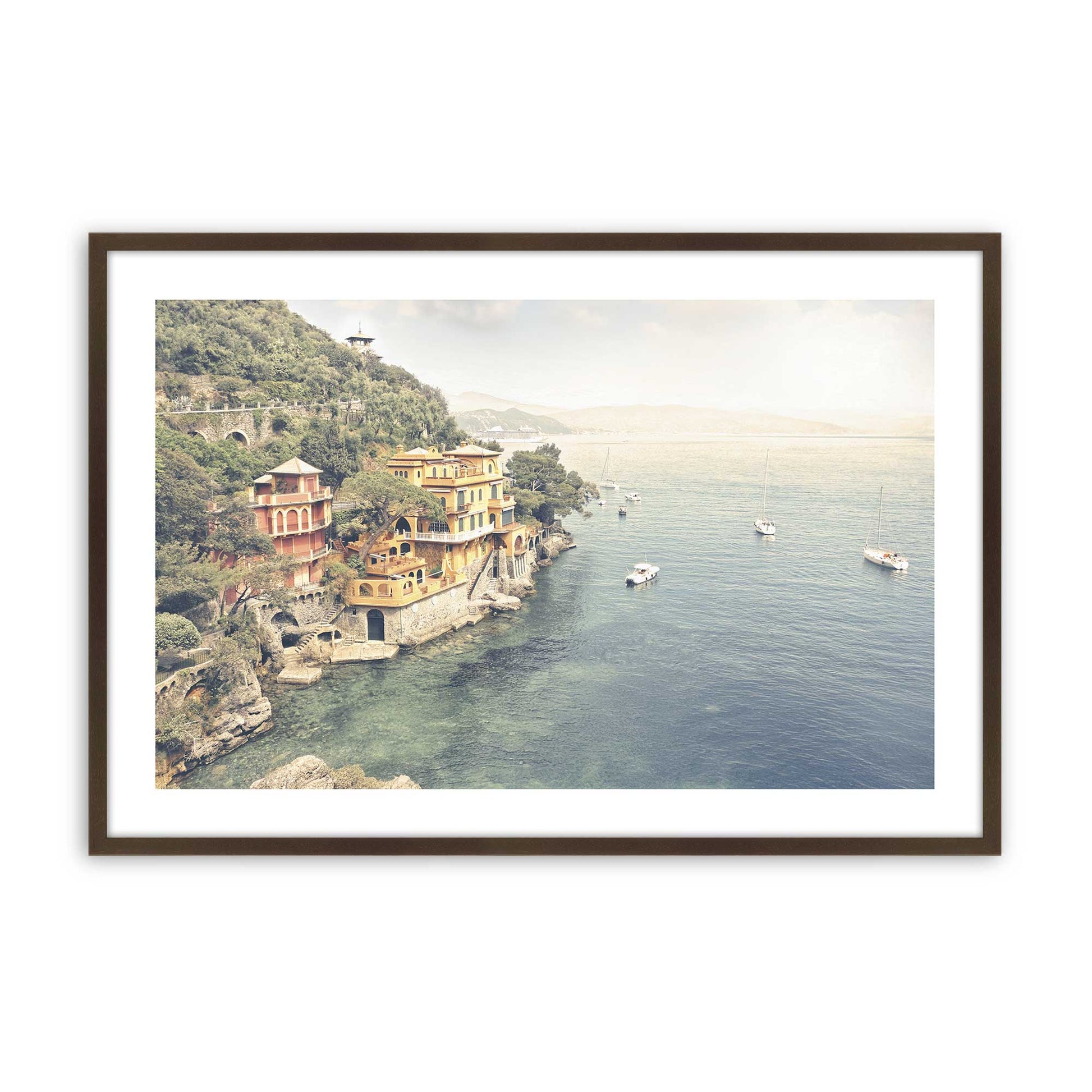 [Color:Brown], Picture of art in a Brown frame