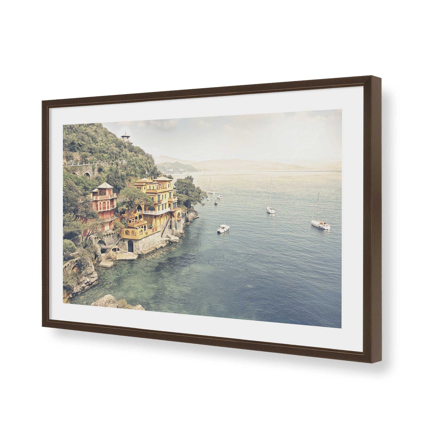 [Color:Belvinder Brown], Picture of art in a Belvinder Brown frame of the corner