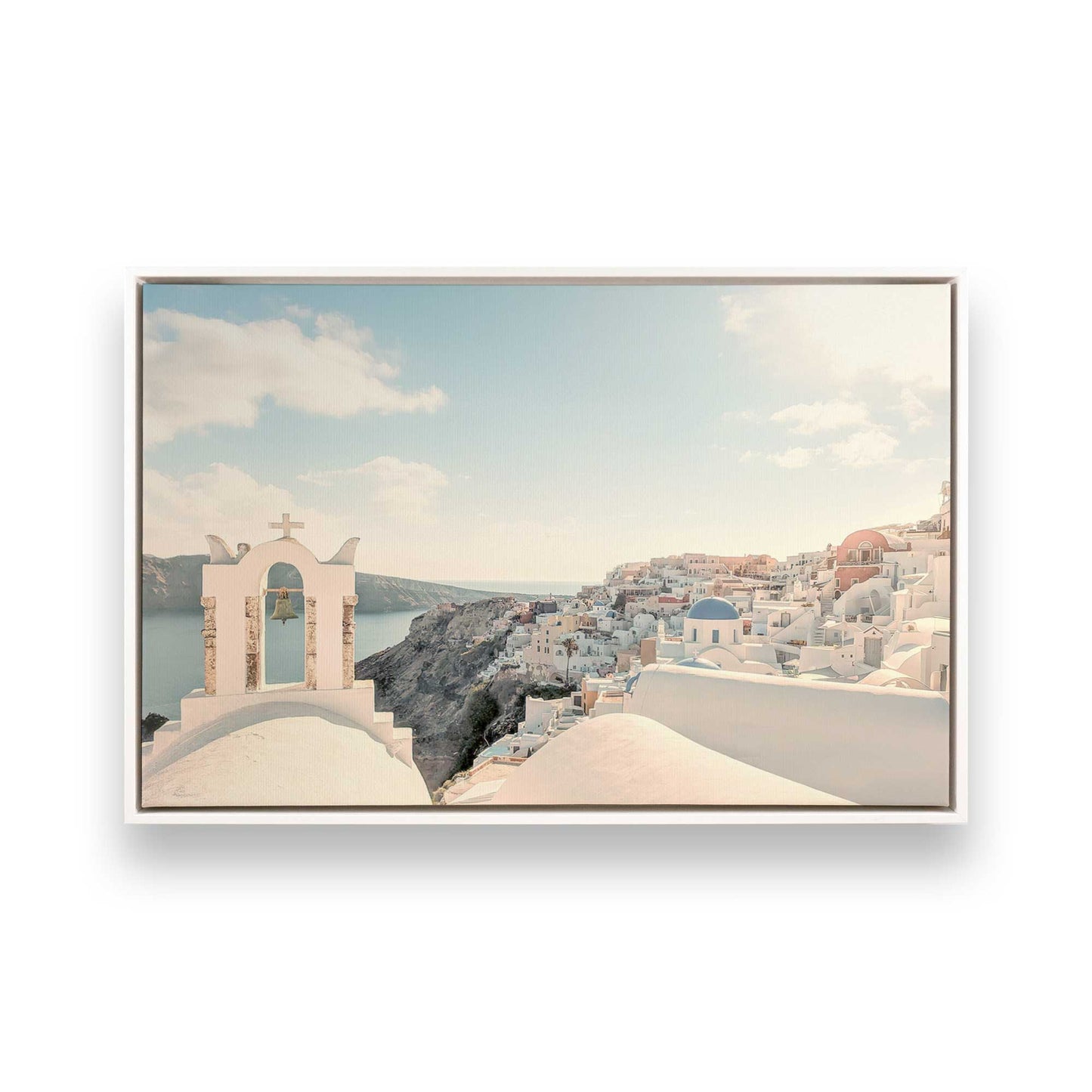 [Color:Opaque White], Picture of art in a White frame