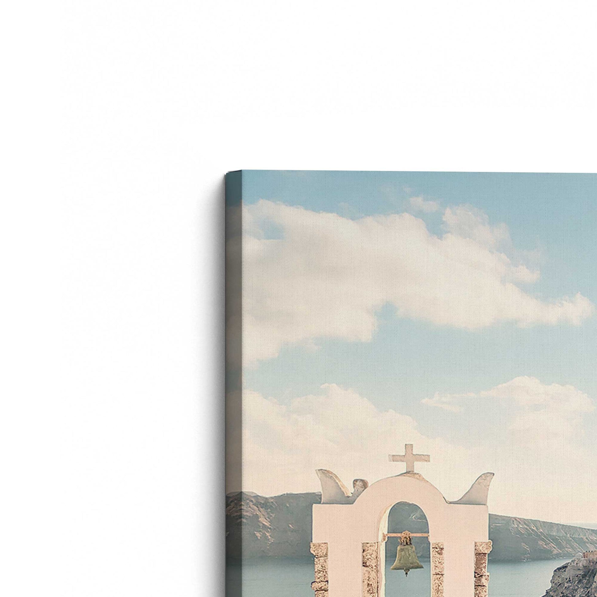 [Color:Stretched Canvas], Picture of the corner of the art