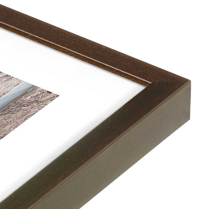 [Color:Belvinder Brown], Picture of art in a Belvinder Brown frame at an angle