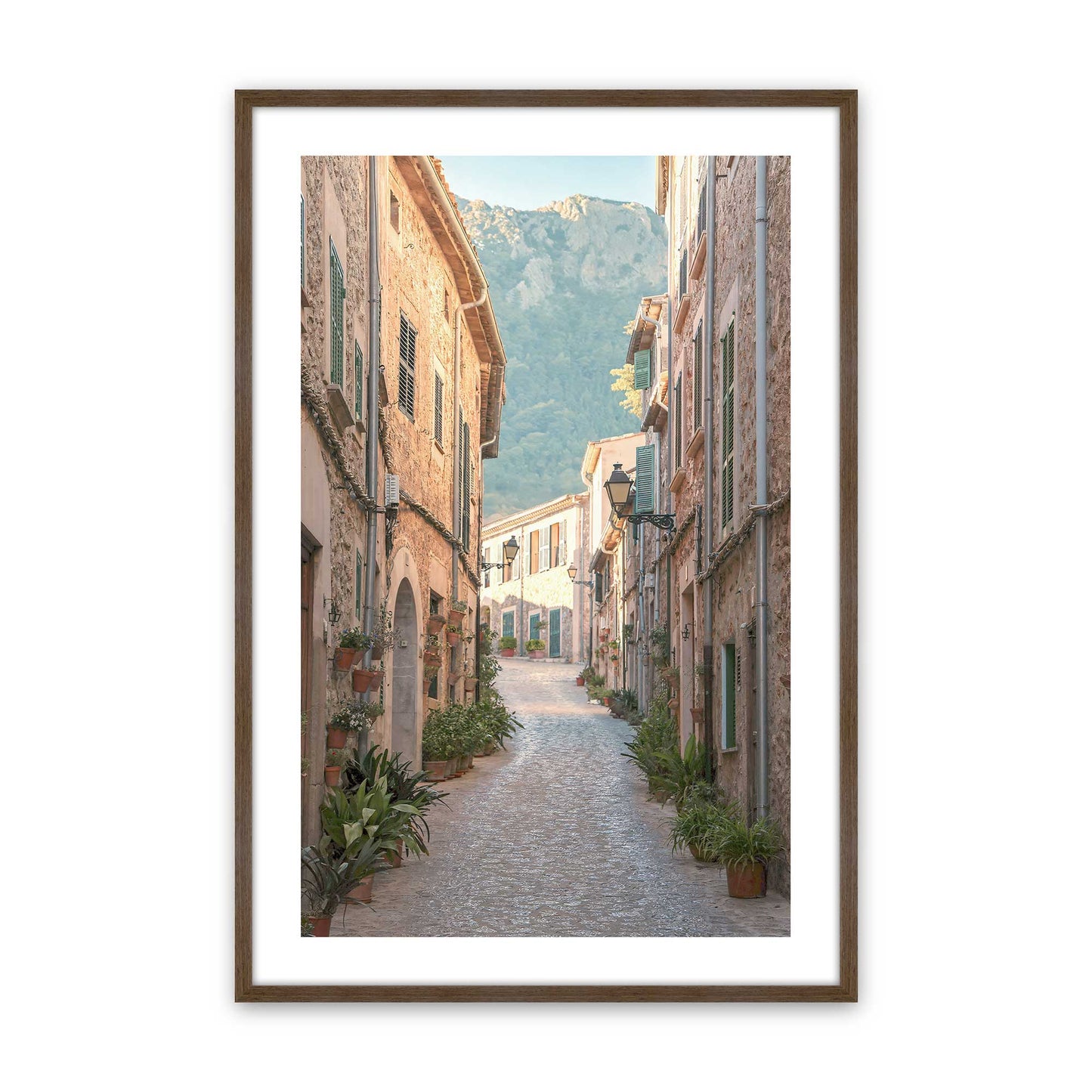 [Color:Walnut], Picture of art in a Walnut frame