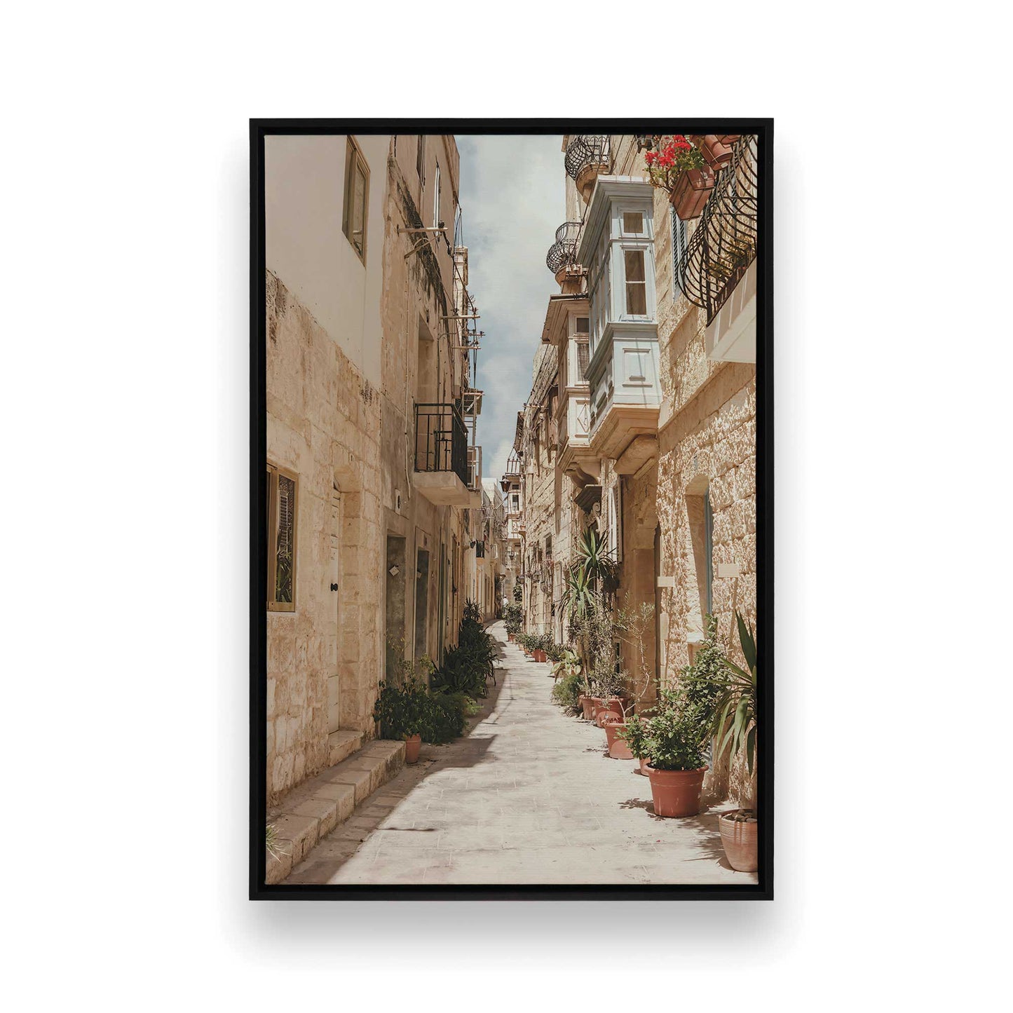 [Color:Satin Black], Picture of art in a Satin Black frame