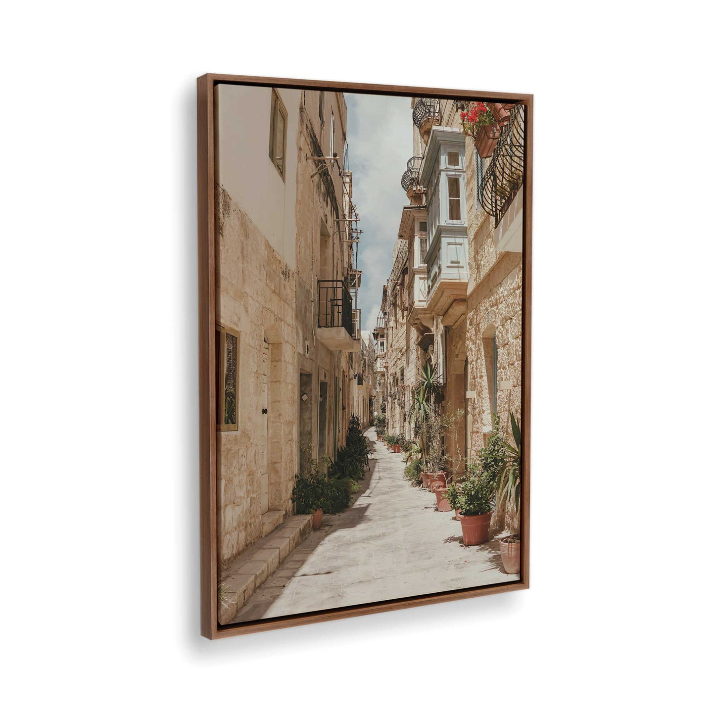 [Color:Walnut], Picture of the corner of the art