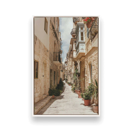 [Color:Opaque White], Picture of art in a White frame