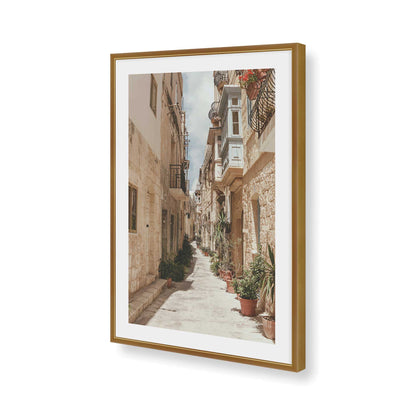 [Color:Polished Gold], Picture of art in a Polished Gold frame of the corner