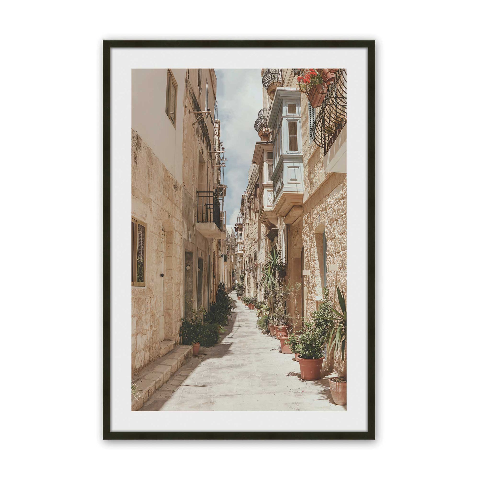 [Color:Satin Black], Picture of art in a Satin Black frame