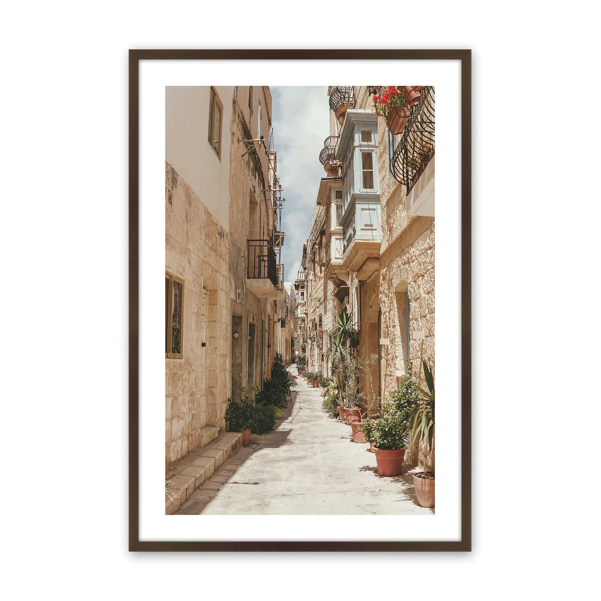 [Color:Brown], Picture of art in a Brown frame
