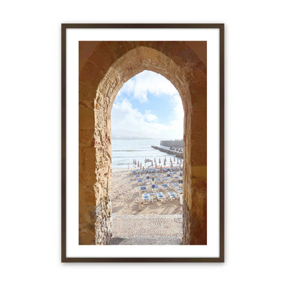 [Color:Brown], Picture of art in a Brown frame