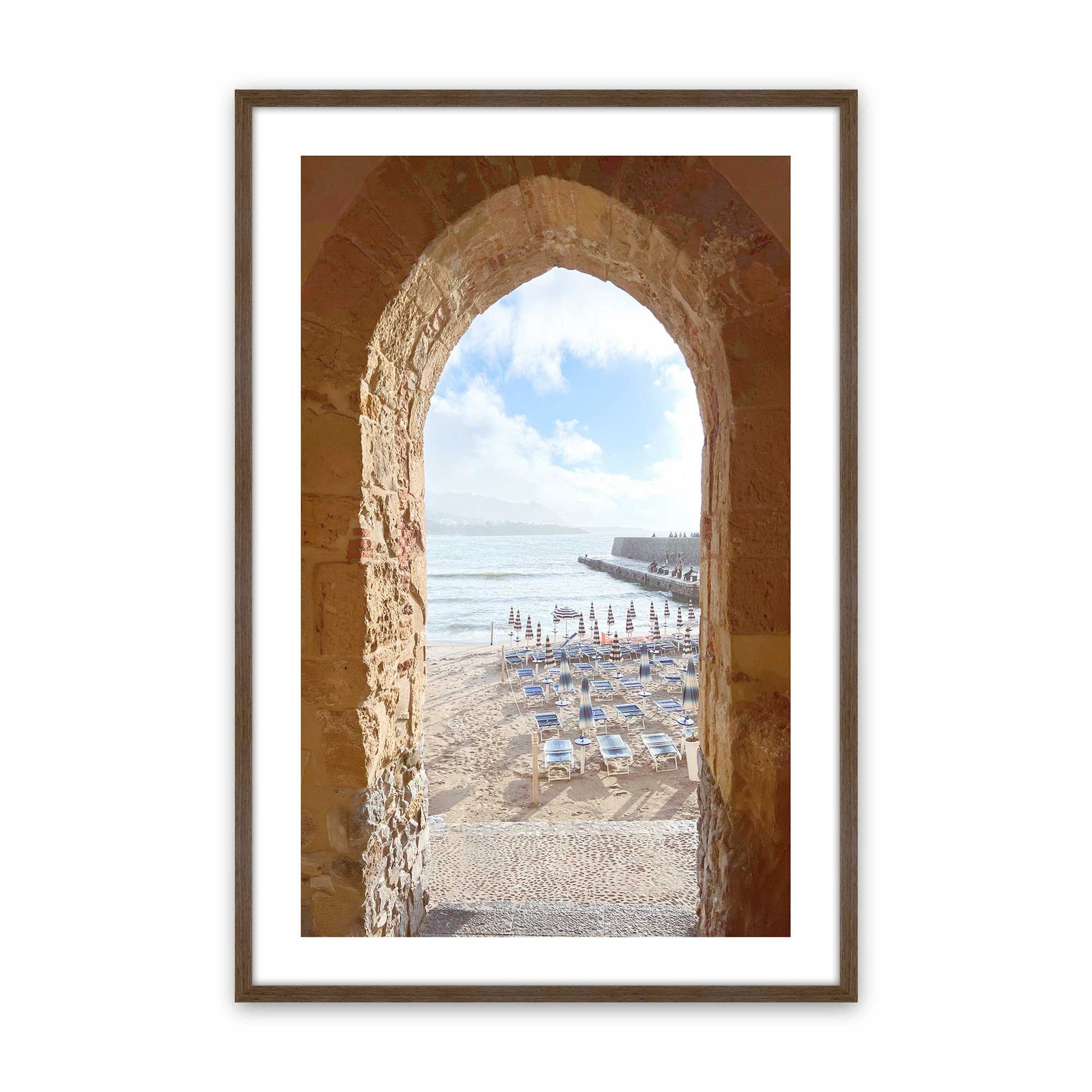 [Color:Walnut], Picture of art in a Walnut frame