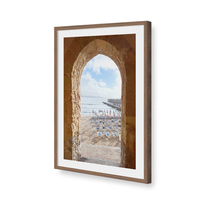[Color:Walnut], Picture of art in a Walnut frame of the corner