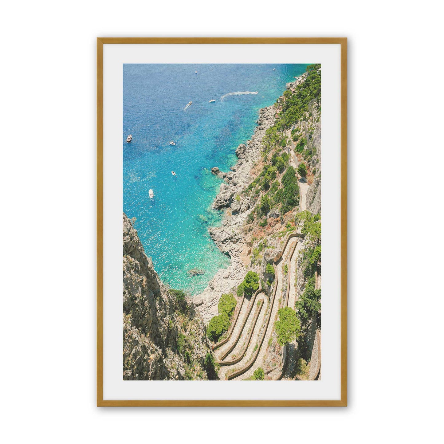 [Color:Polished Gold], Picture of art in a Polished Gold frame