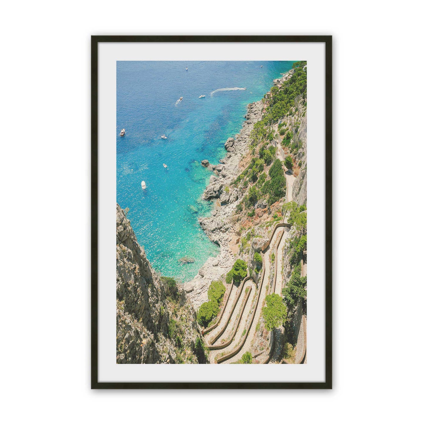 [Color:Satin Black], Picture of art in a Satin Black frame