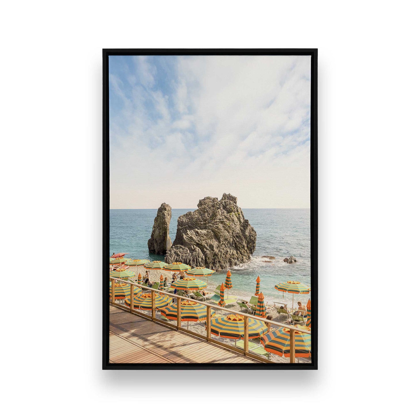 [Color:Satin Black], Picture of art in a Satin Black frame