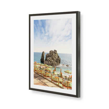 [Color:Satin Black], Picture of art in a Satin Black frame of the corner